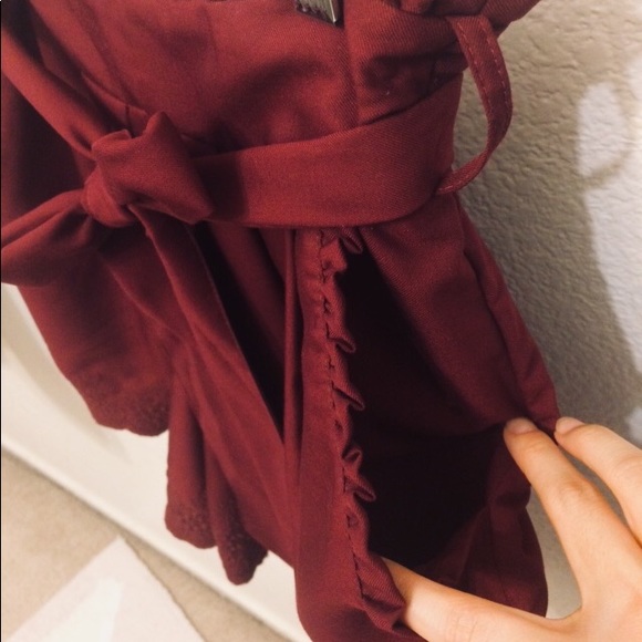 earth music&ecology Embroided Hem Culottes - Picture 6 of 7